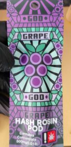 GRAPE GOD HASH ROSIN DISPOSABLE